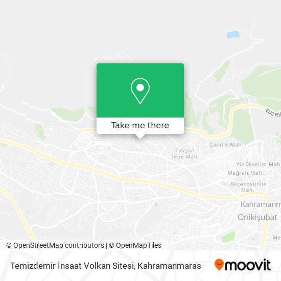 Temizdemir İnsaat Volkan Sitesi map