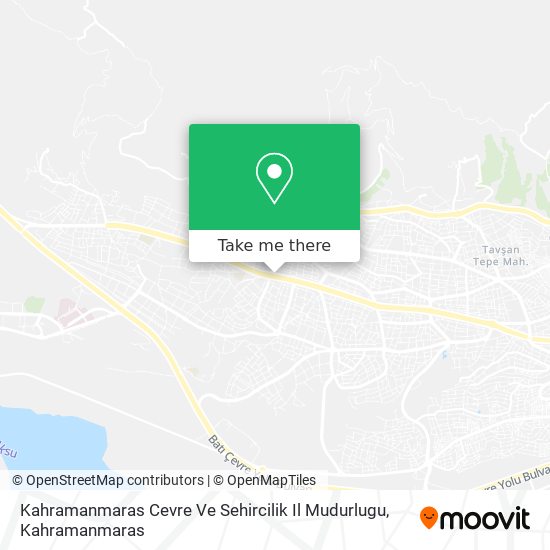 Kahramanmaras Cevre Ve Sehircilik Il Mudurlugu map