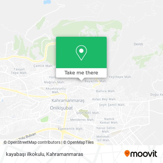 kayabaşı ilkokulu map