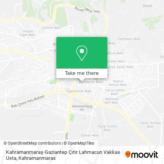 Kahramanmaraş-Gaziantep Çıtır Lahmacun Vakkas Usta map