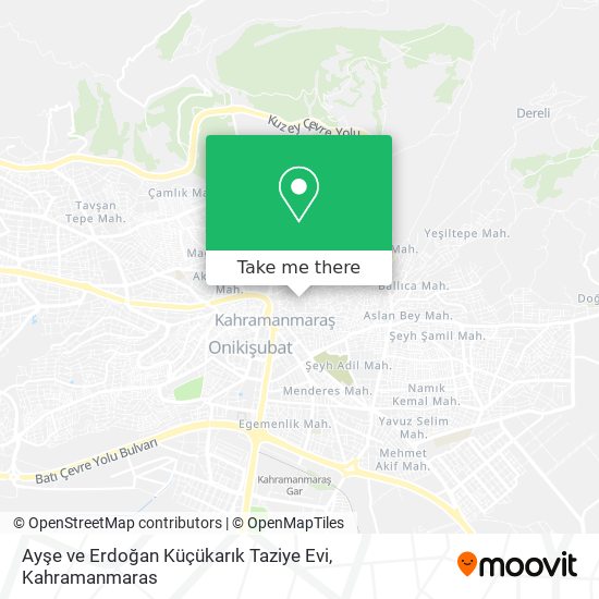 Ayşe ve Erdoğan Küçükarık Taziye Evi map