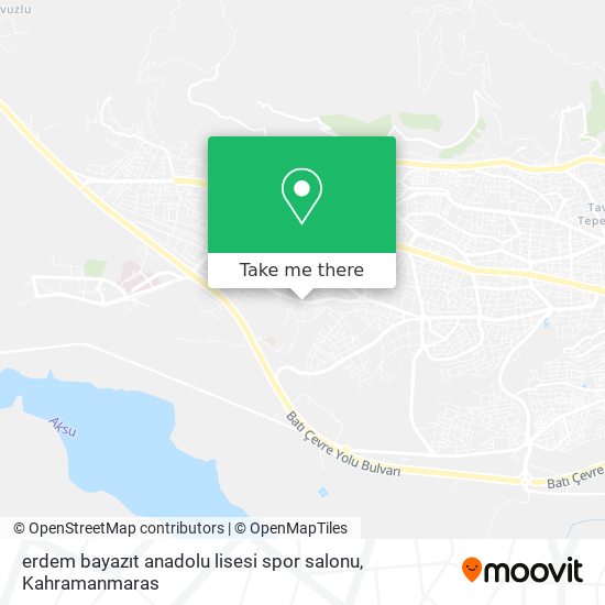 erdem bayazıt anadolu lisesi spor salonu map