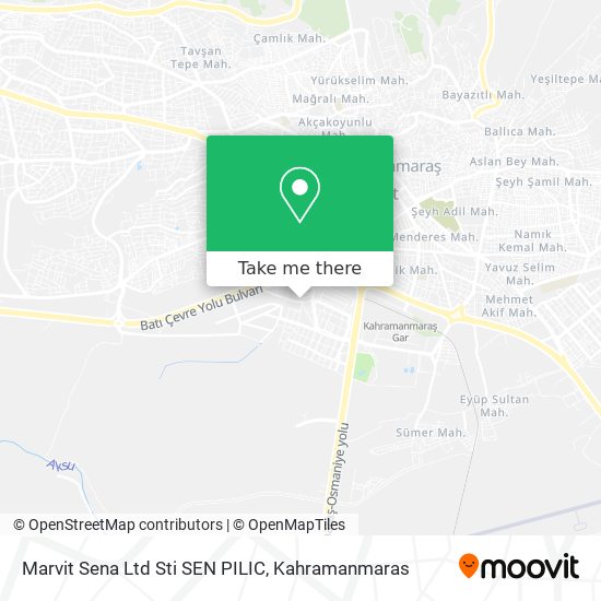 Marvit Sena Ltd Sti SEN PILIC map