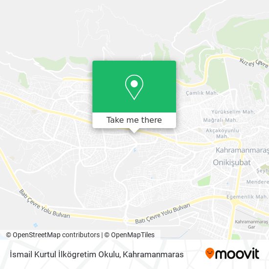 İsmail Kurtul İlkögretim Okulu map