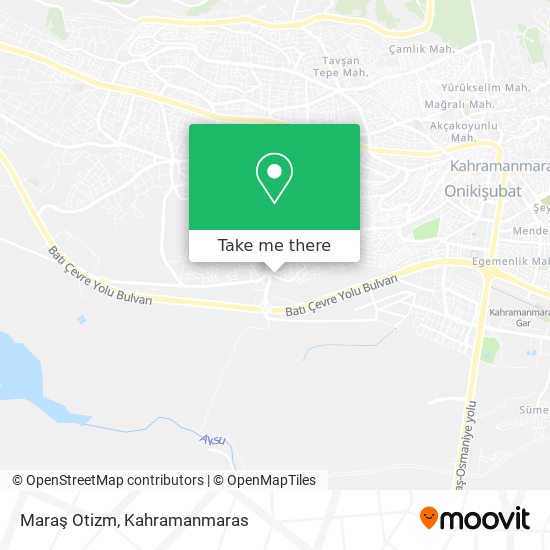 Maraş Otizm map