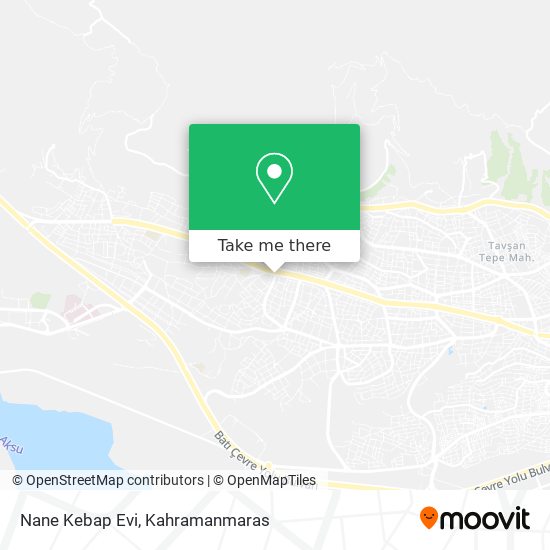 how to get to nane kebap evi in karamanmaras merkezi by bus