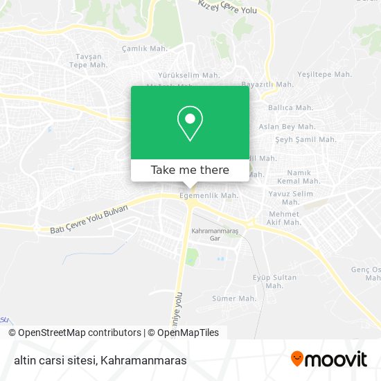 altin carsi sitesi map