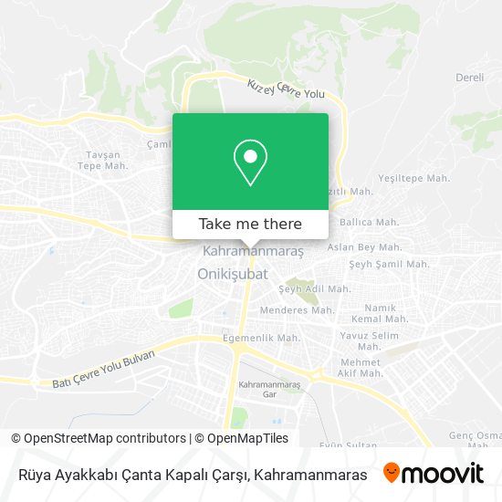 Rüya Ayakkabı Çanta Kapalı Çarşı map