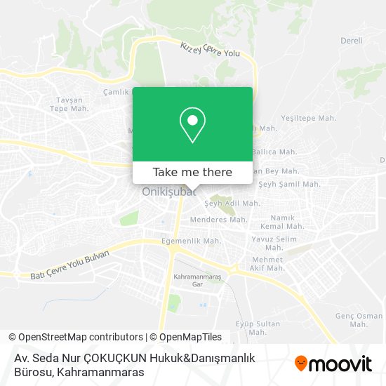 Av. Seda Nur ÇOKUÇKUN Hukuk&Danışmanlık Bürosu map