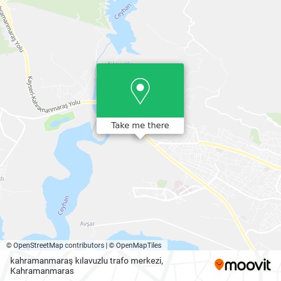 kahramanmaraş kılavuzlu trafo merkezi map