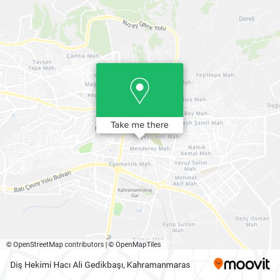 Diş Hekimi  Hacı Ali Gedikbaşı map