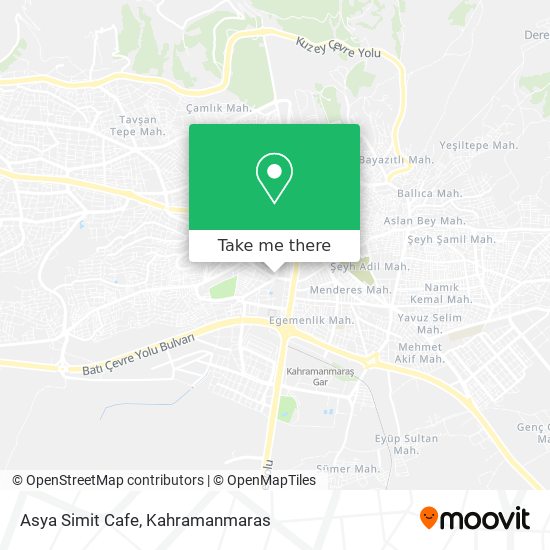 Asya Simit Cafe map