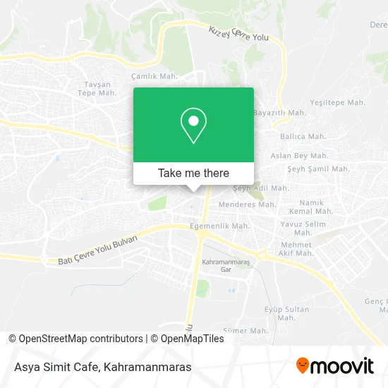 Asya Simit Cafe map