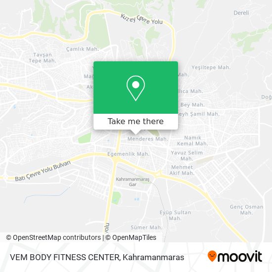 VEM BODY FITNESS CENTER map