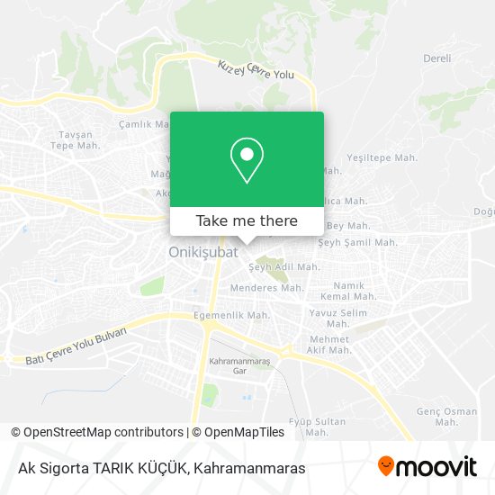Ak Sigorta TARIK KÜÇÜK map