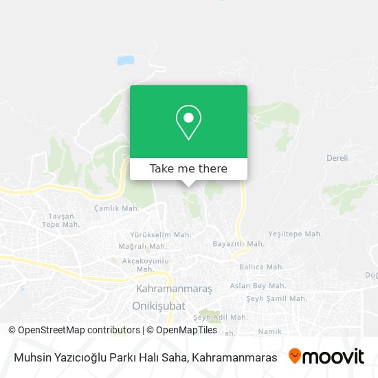 Muhsin Yazıcıoğlu Parkı Halı Saha map