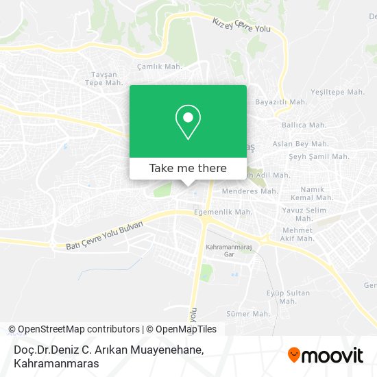 Doç.Dr.Deniz C. Arıkan Muayenehane map