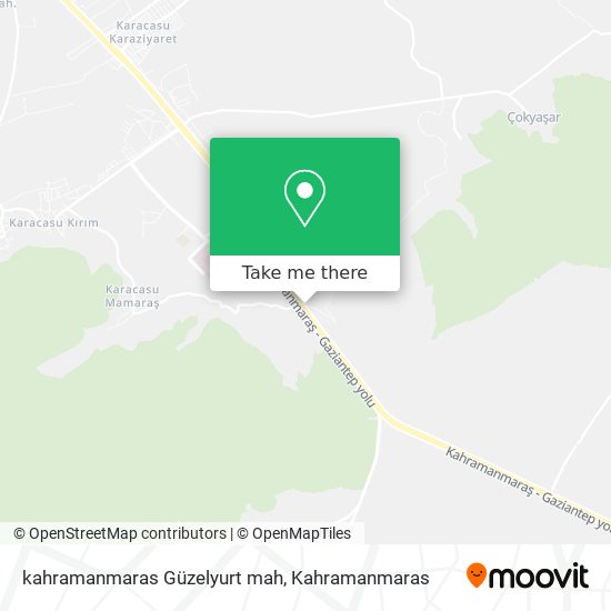 kahramanmaras Güzelyurt mah map