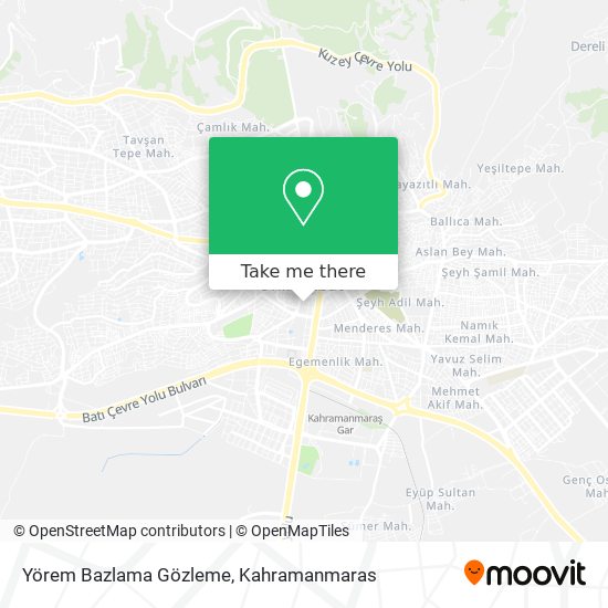 Yörem Bazlama Gözleme map