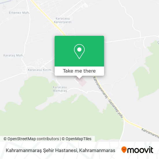 Kahramanmaraş Şehir Hastanesi map
