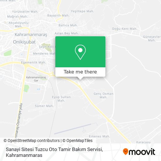 Sanayi Sitesi Tuzcu Oto Tamir Bakım Servisi map