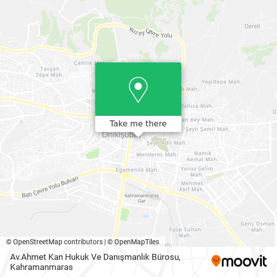 Av.Ahmet Kan Hukuk Ve Danışmanlık Bürosu map