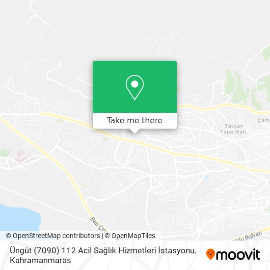 Üngüt (7090) 112 Acil Sağlık Hizmetleri İstasyonu map
