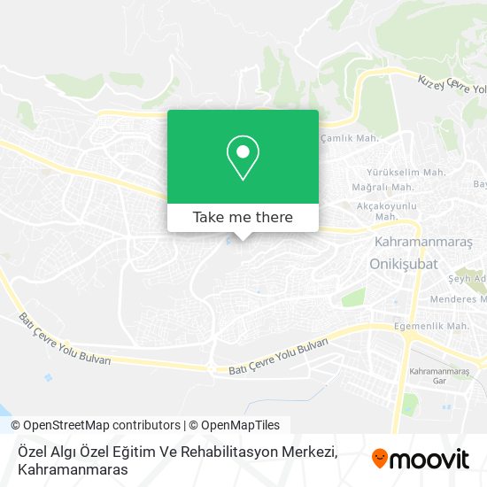 Özel Algı Özel Eğitim Ve Rehabilitasyon Merkezi map