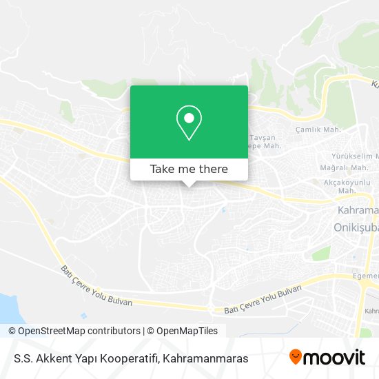 S.S. Akkent Yapı Kooperatifi map