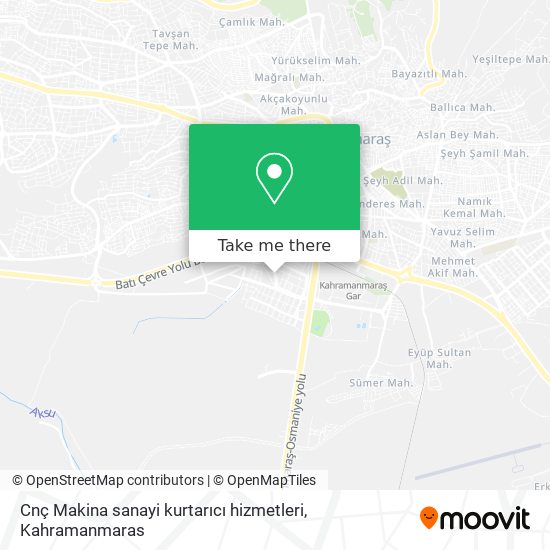 Cnç Makina sanayi kurtarıcı hizmetleri map