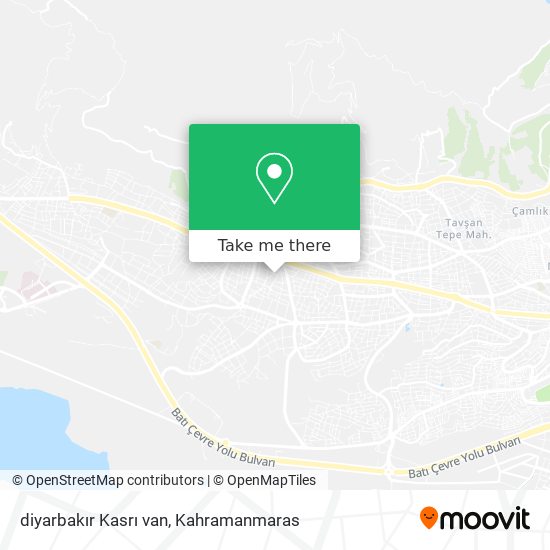diyarbakır Kasrı van map