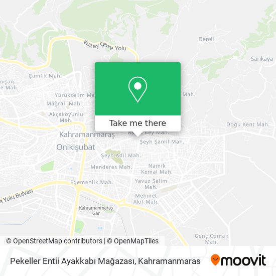 Pekeller Entii Ayakkabı Mağazası map