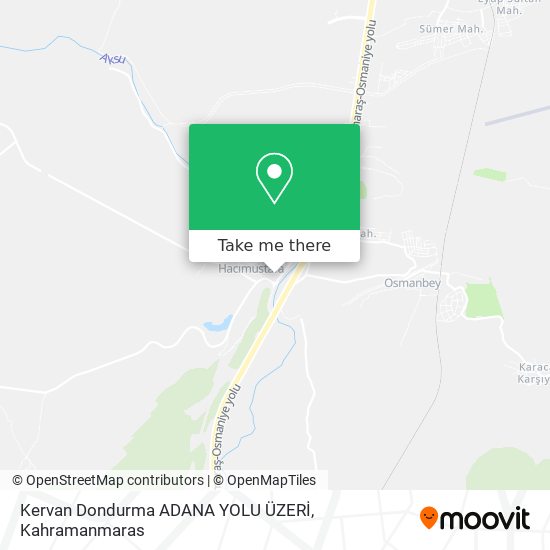 Kervan Dondurma ADANA YOLU ÜZERİ map