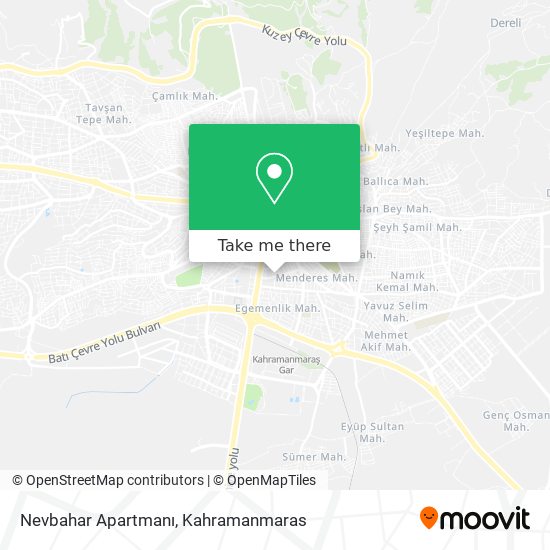 Nevbahar Apartmanı map