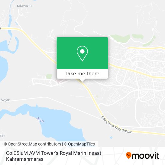 ColESiuM AVM Tower's  Royal Marin İnşaat map