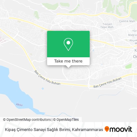 Kipaş Çimento Sanayi Sağlık Bırimi map