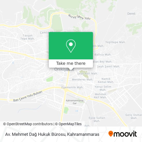 Av. Mehmet Dağ Hukuk Bürosu map