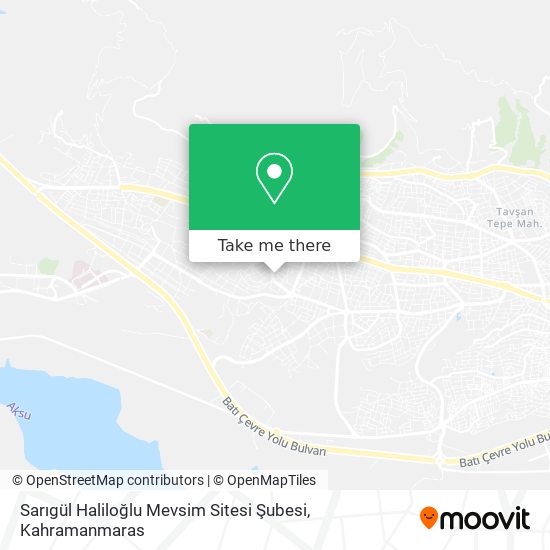 Sarıgül Haliloğlu Mevsim Sitesi Şubesi map