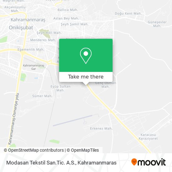 Modasan Tekstil San.Tic. A.S. map