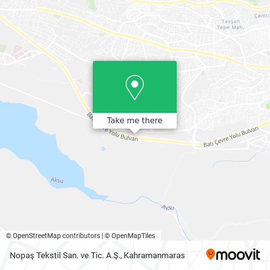 Nopaş Tekstil San. ve Tic. A.Ş. map