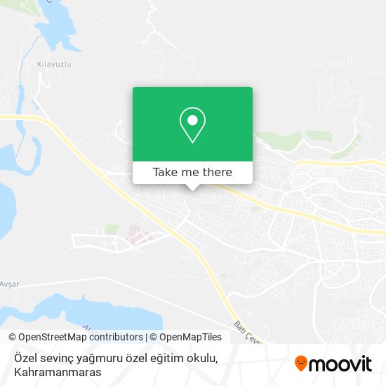 Özel sevinç yağmuru özel eğitim okulu map