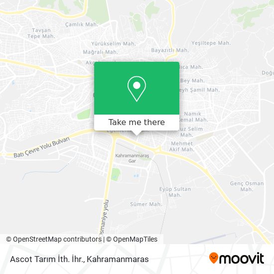 Ascot Tarım İth. İhr. map