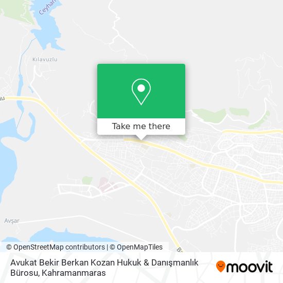 Avukat Bekir Berkan Kozan Hukuk & Danışmanlık Bürosu map