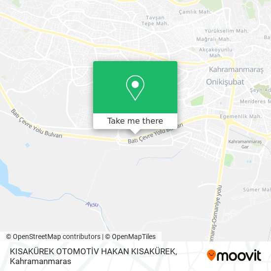KISAKÜREK OTOMOTİV  HAKAN KISAKÜREK map