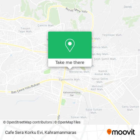 Cafe Sera Korku Evi map