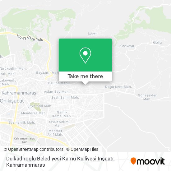 Dulkadiroğlu Belediyesi Kamu Külliyesi İnşaatı map