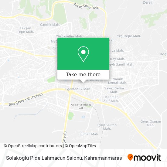 Solakoglu Pide Lahmacun Salonu map