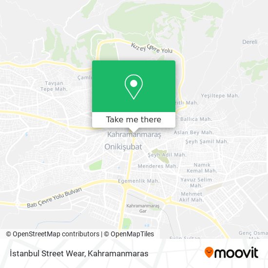 İstanbul Street Wear map