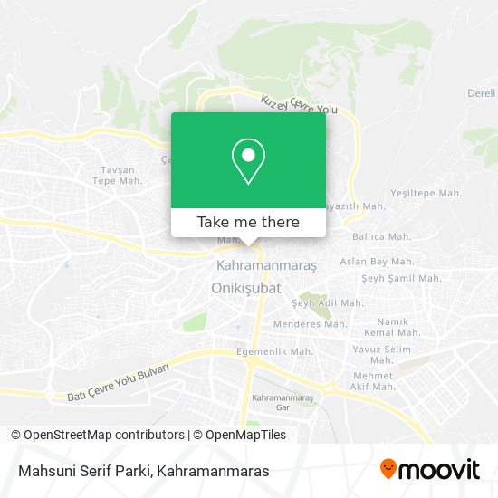 Mahsuni Serif Parki map