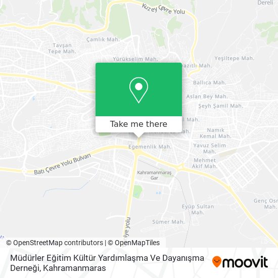 Müdürler Eğitim Kültür Yardımlaşma Ve Dayanışma Derneği map